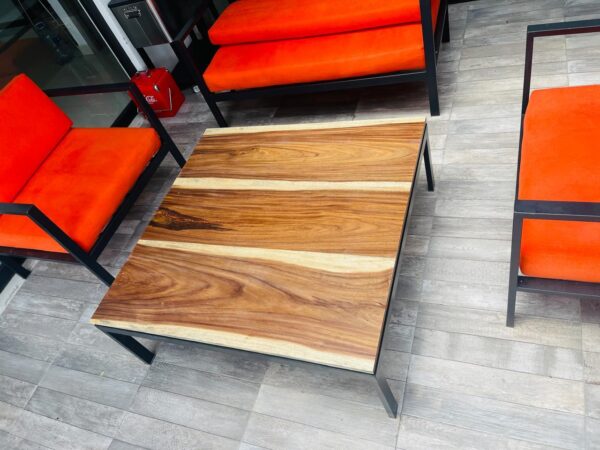 mesa de centro cuadrada madera - Imagen 2