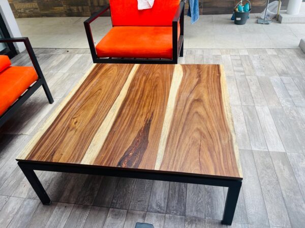 mesa de centro cuadrada madera - Imagen 3