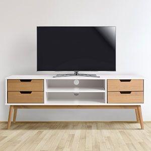 MUEBLE MODERNO PARA PANTALLA EN ACABADOS ELEGANTES